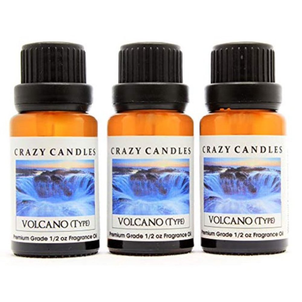 Crazy Candles Fragrance oil "Volcano" X 2 unopened 1/2 oz bottles